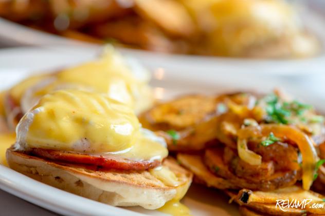 Complimentary Eggs Benedict will be served-up at Clyde's of Georgetown on Monday morning, from 8am to 10am.